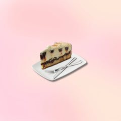 Cinnamon Bun Cheesecake Slice
