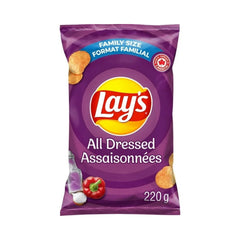 Lay's All Dressed Flavored Potato Chips (220g)