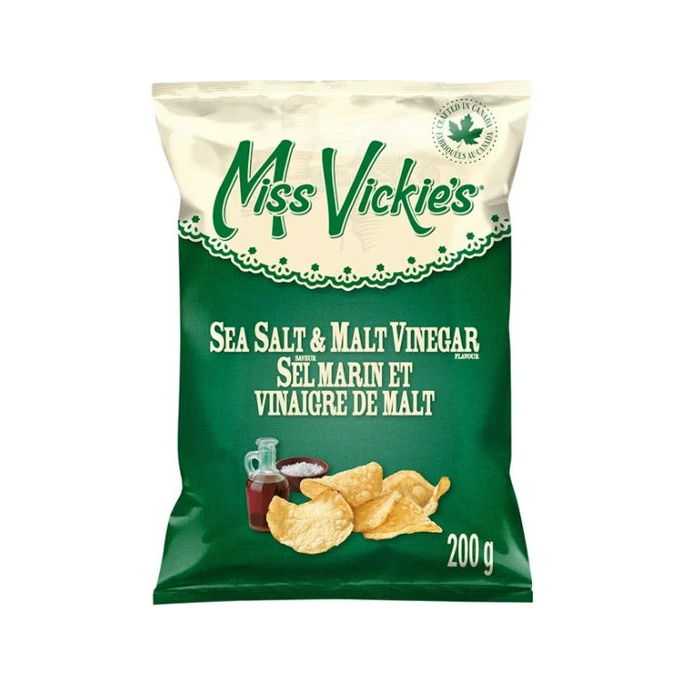 Miss Vickie's Sea Salt & Malt Vinegar Kettle Cooked (200g)