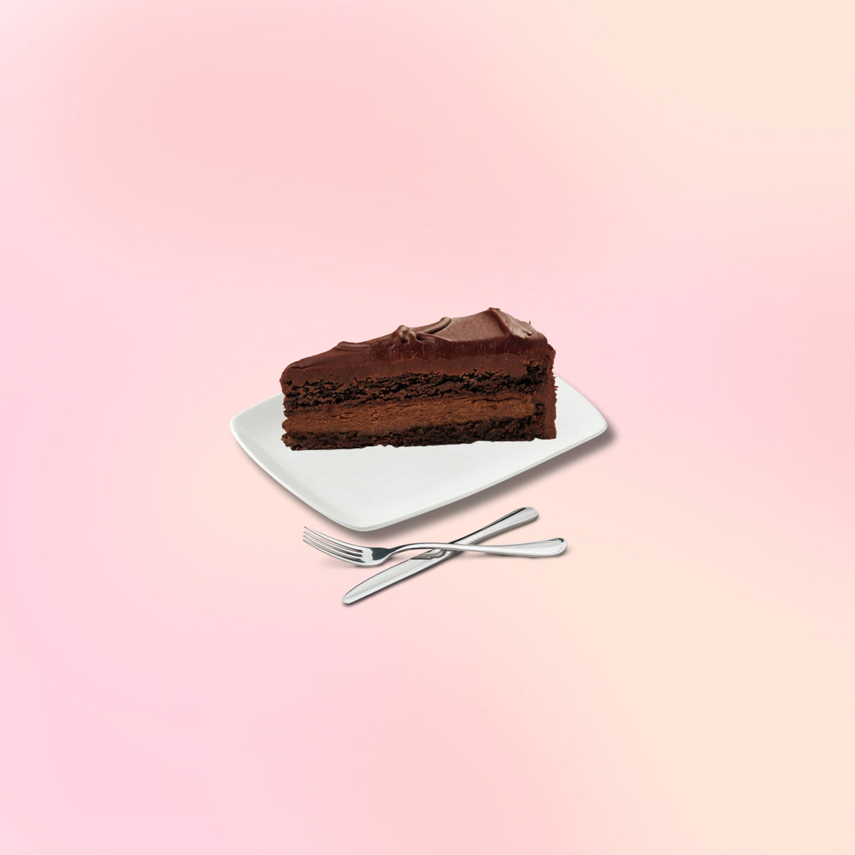 Old Fashioned Chocolate Cake Slice