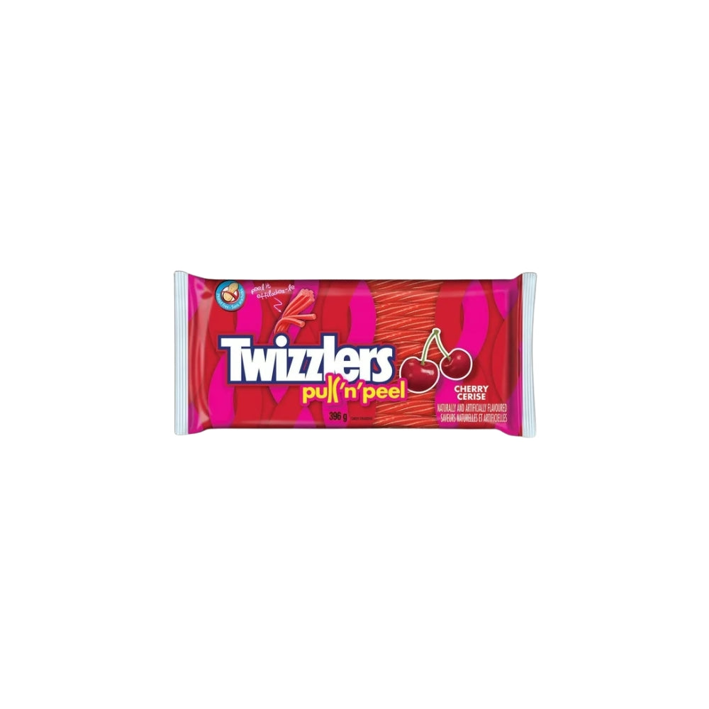 Twizzlers Pull-n-Pull Cherry Candy (396g)