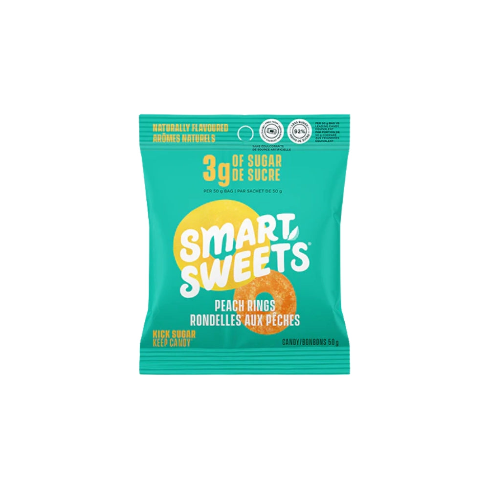 Smart Sweets Peach Rings (50g)