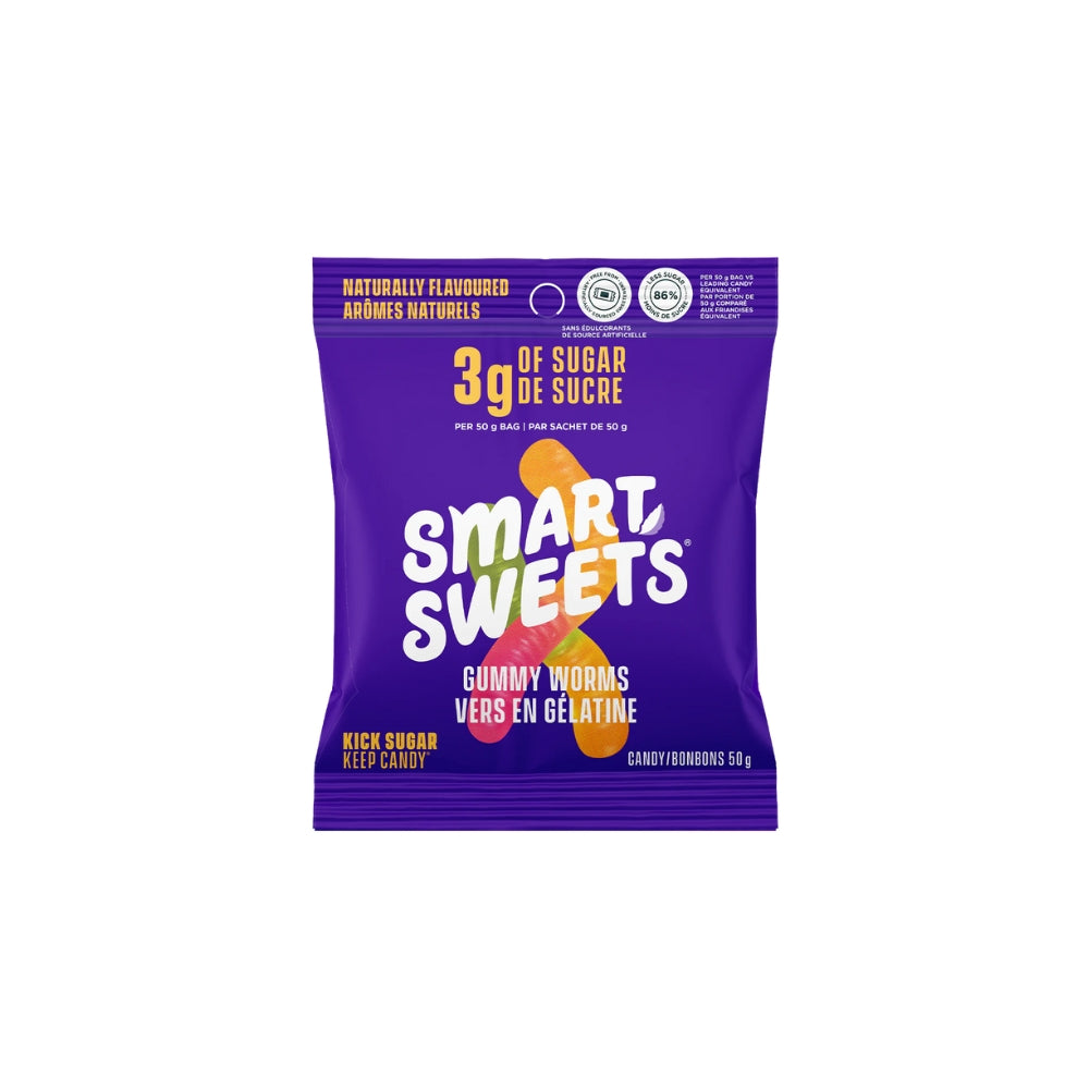 Smart Sweets Gummy Worms (50g)