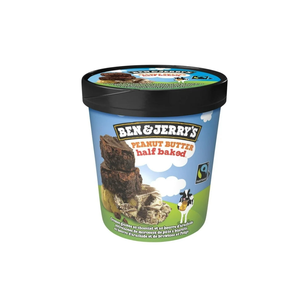 Ben & Jerry's Peanut Butter Half Baked (473ml)