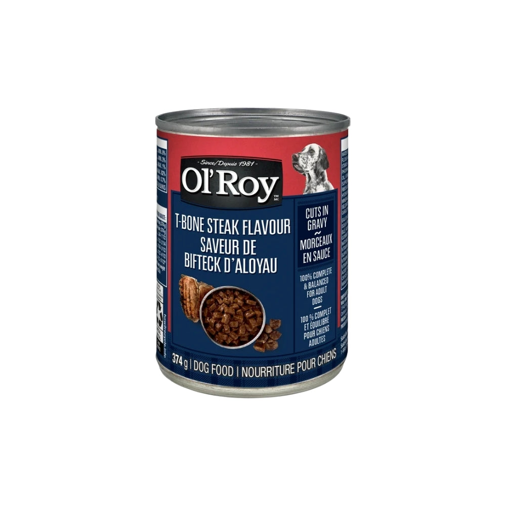 Ol' Roy T-Bone Steak Wet Dog Food (374g)