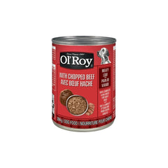 Ol' Roy Meaty Loaf w/ Chopped Beef Wet Dog Food (374g)
