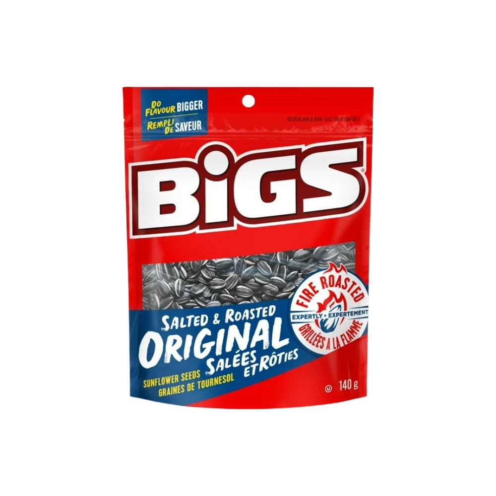 BiGS Original Salted & Roasted Sunflower Seeds (140g)