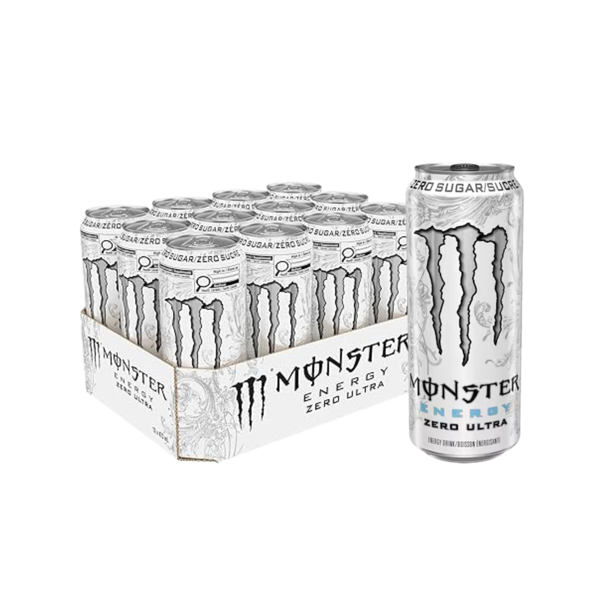 Monster Energy Drink Ultra White Zero (12x473ML)