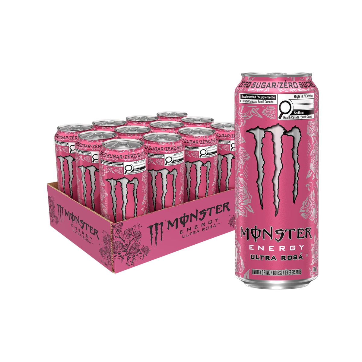 Monster Energy Drink Ultra Rosa (12x473ML)