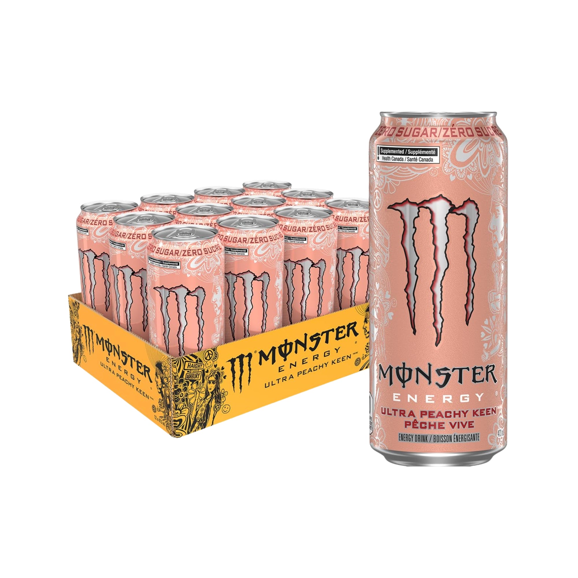 Monster Energy Drink Ultra Peachy Keen (12x473ML)