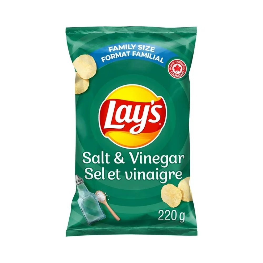Lay's Salt & Vinegar Chips (220g)