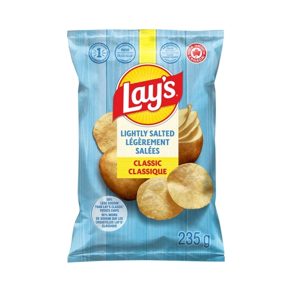 Lay's Lightly Salted Classic Chips (235g)