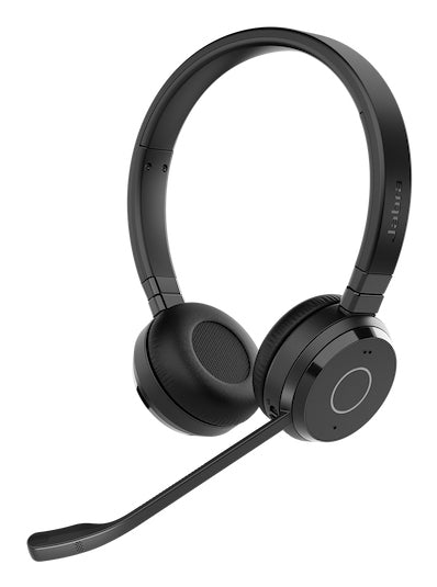 Jabra Evolve 65 TE MS Stereo Wireless Headset with USB-A Adapter – Black