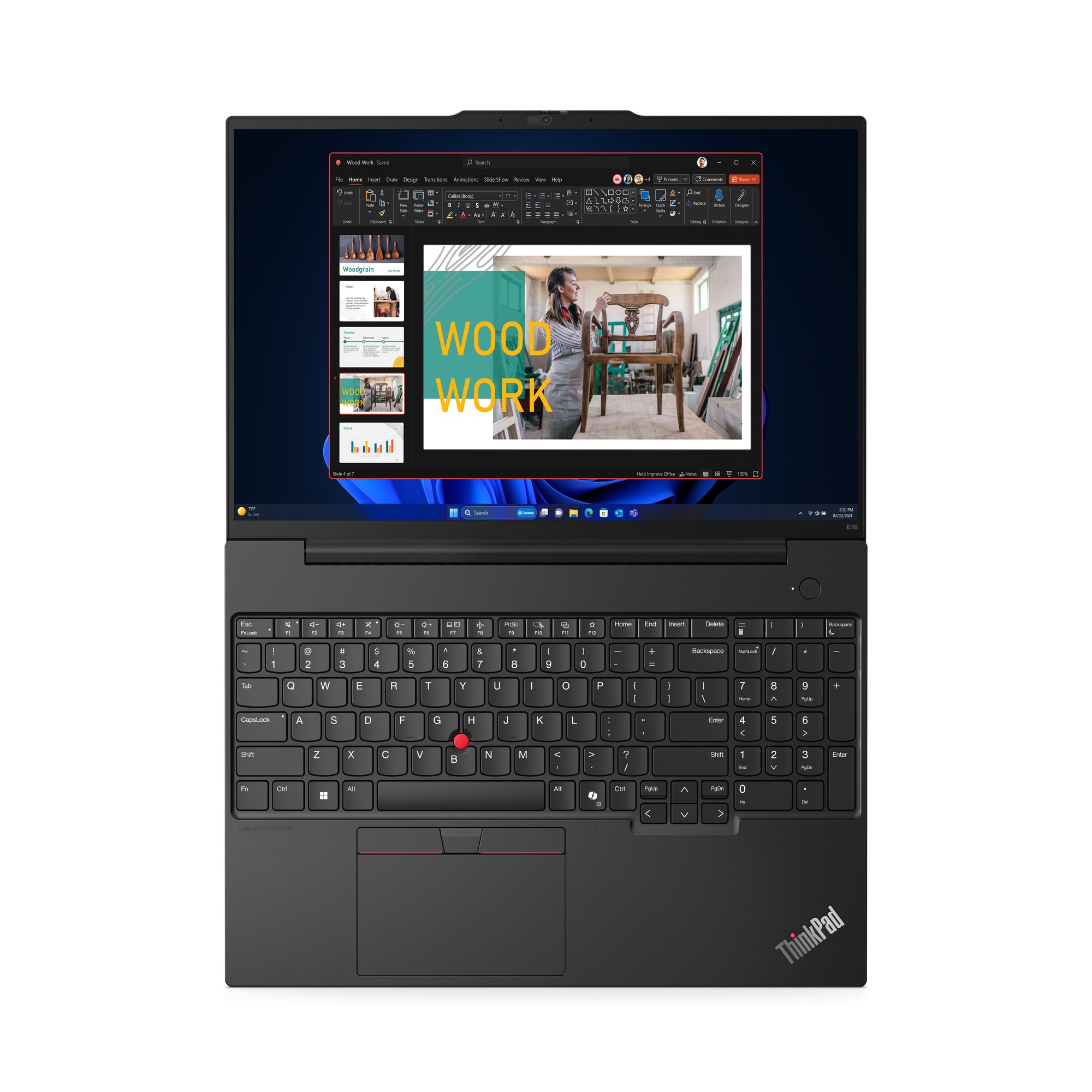 Lenovo ThinkPad E16 Gen 2 16" Laptop – Ryzen 5 PRO 7535U, 16GB RAM, 256GB SSD, Windows 11 Pro