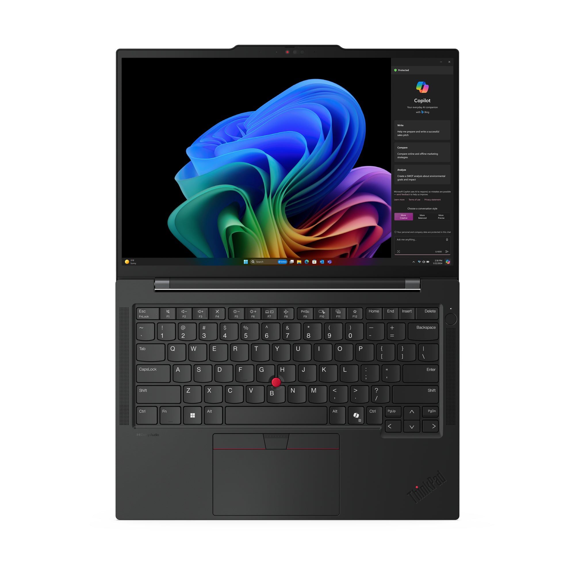 Lenovo ThinkPad T14s Gen 6 14" Copilot+ PC – Snapdragon X Plus, 16GB RAM, 512GB SSD, Windows 11 Pro
