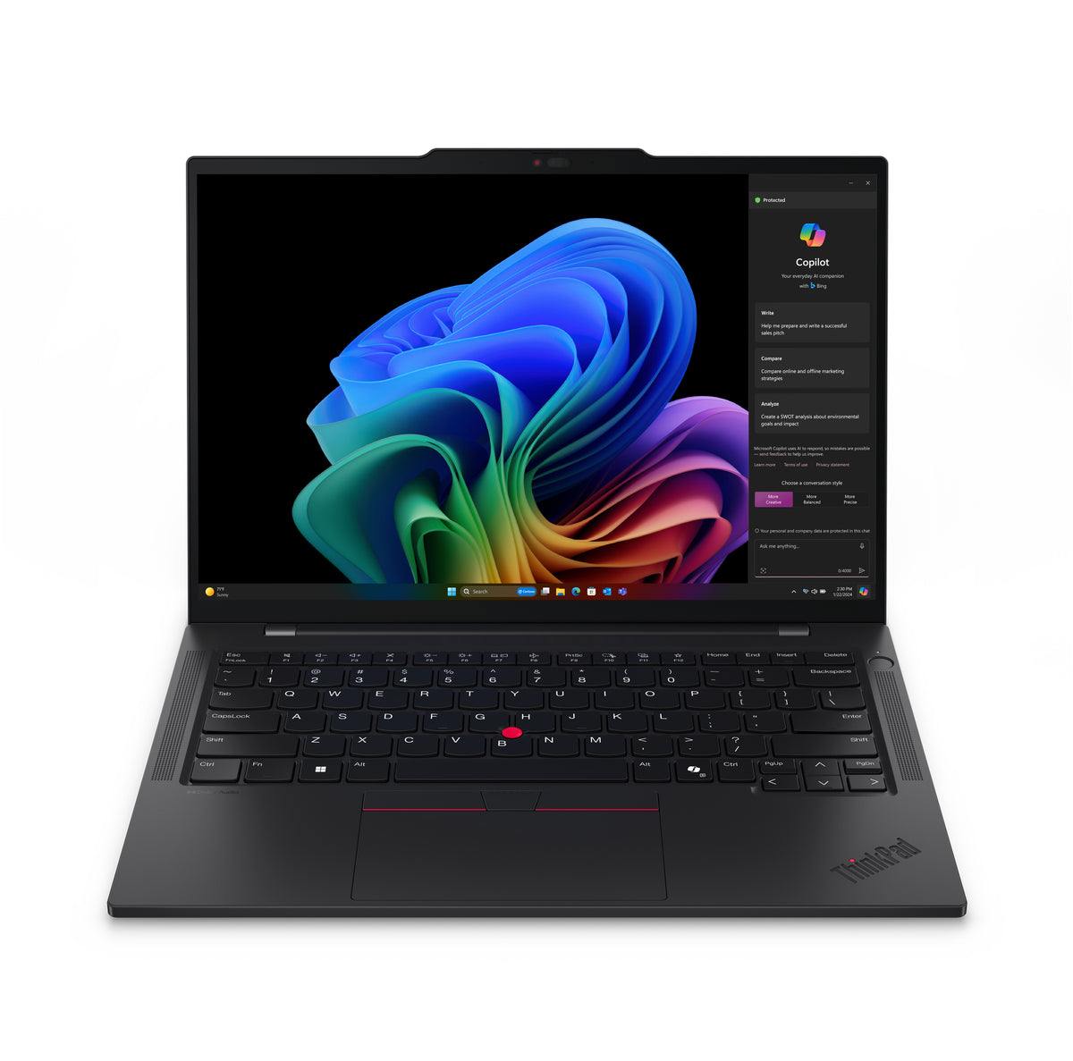 Lenovo ThinkPad T14s Gen 6 14" Copilot+ PC – Snapdragon X Plus, 16GB RAM, 512GB SSD, Windows 11 Pro