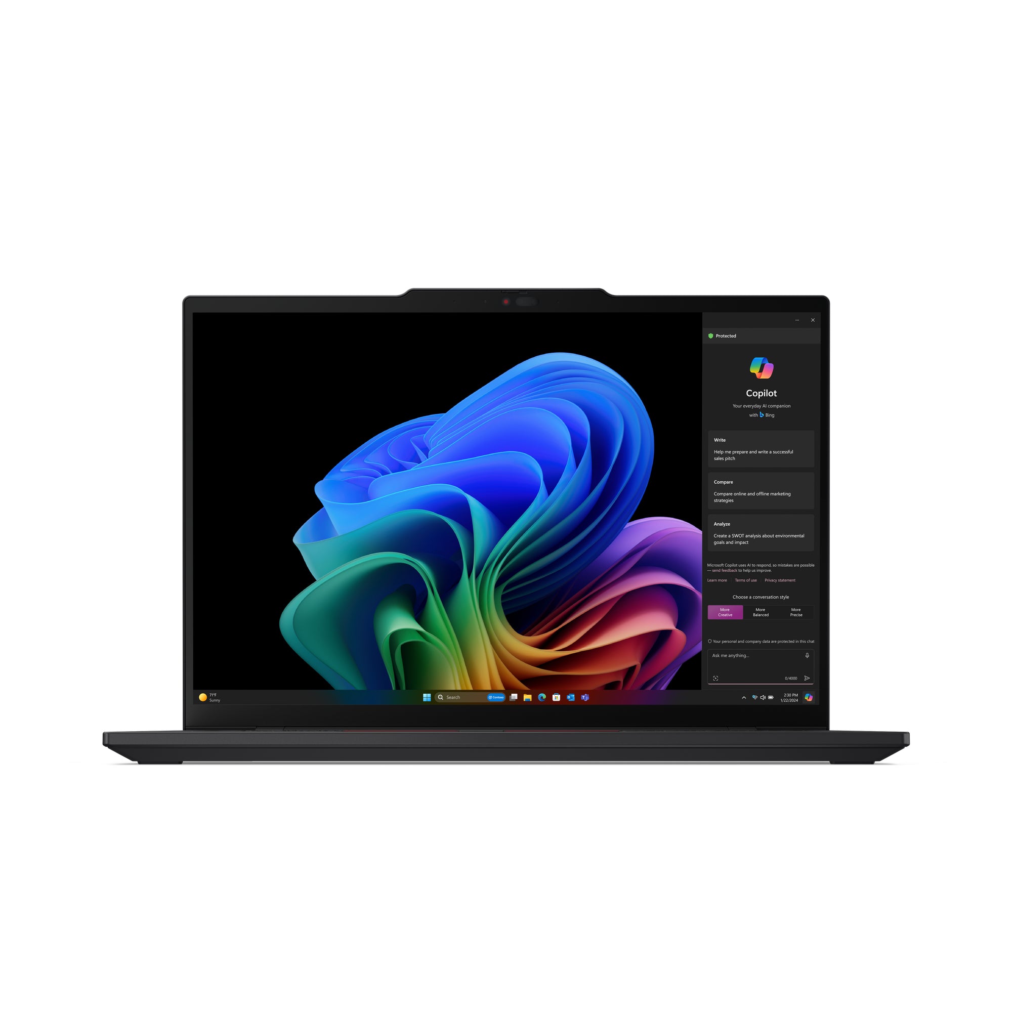 Lenovo ThinkPad T14s Gen 6 14" Copilot+ PC – Snapdragon X Plus, 16GB RAM, 512GB SSD, Windows 11 Pro